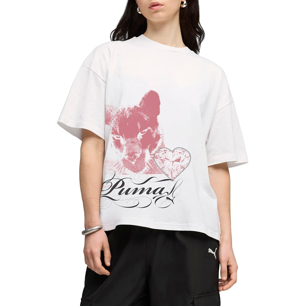 Street Glam Oversized Graphic T-Shirt