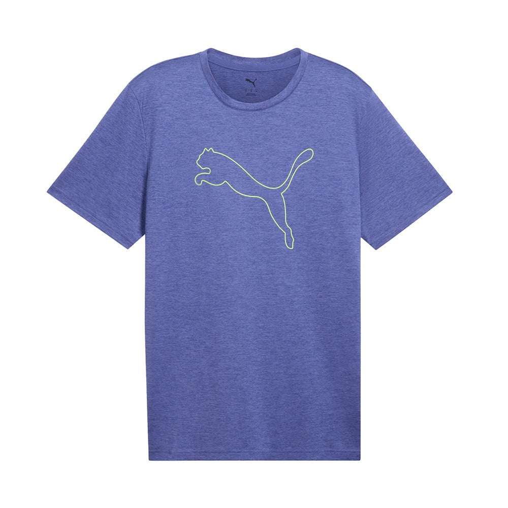 Train All Day Essentials Heather Cat Crew Neck Short Sleeve T-Shirt