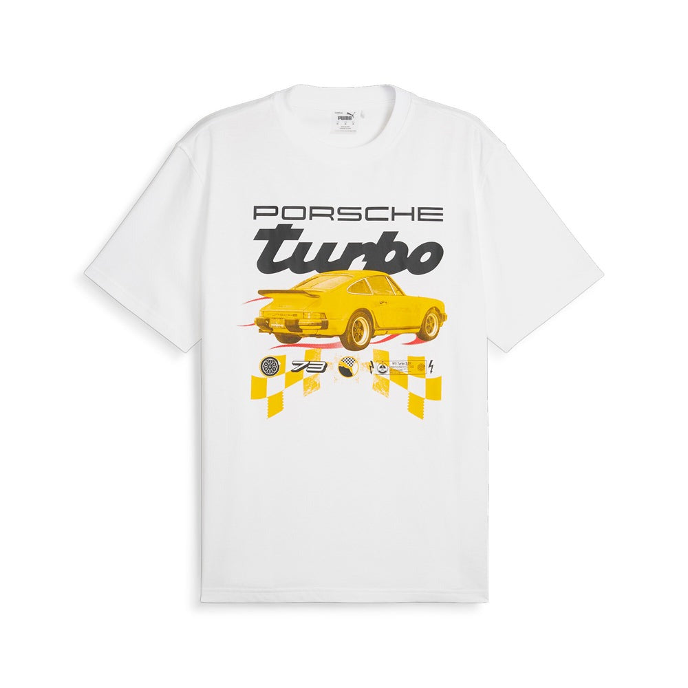 Porsche Legacy Hoops Graphic Crew Neck Short Sleeve T-Shirt