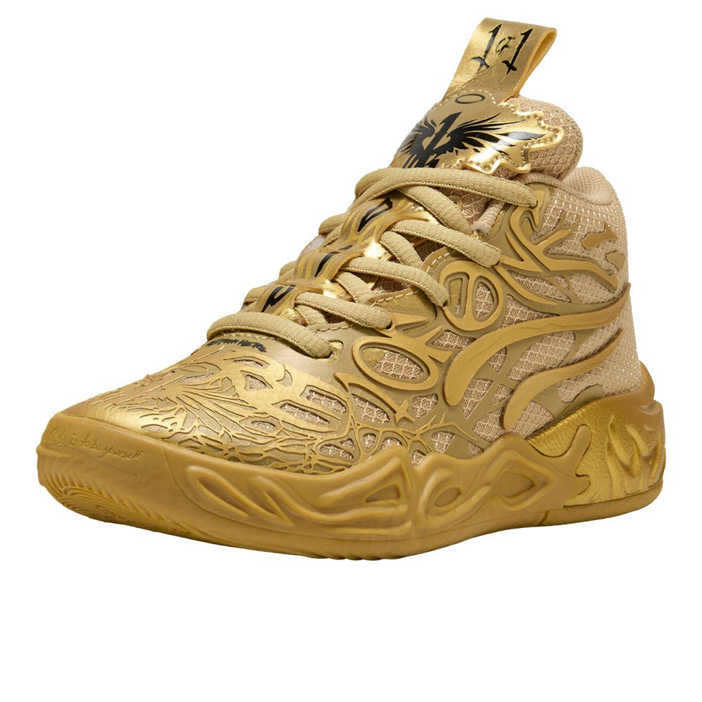 PUMA X LAMELO BALL MB.04 Golden Basketball Shoes (Youth)