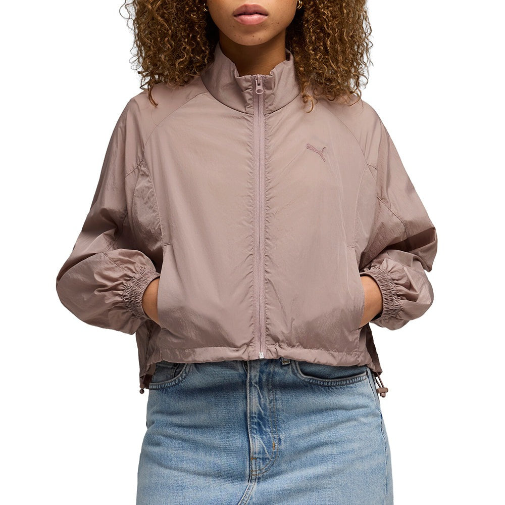 HER Relaxed Full Zip Woven Jacket