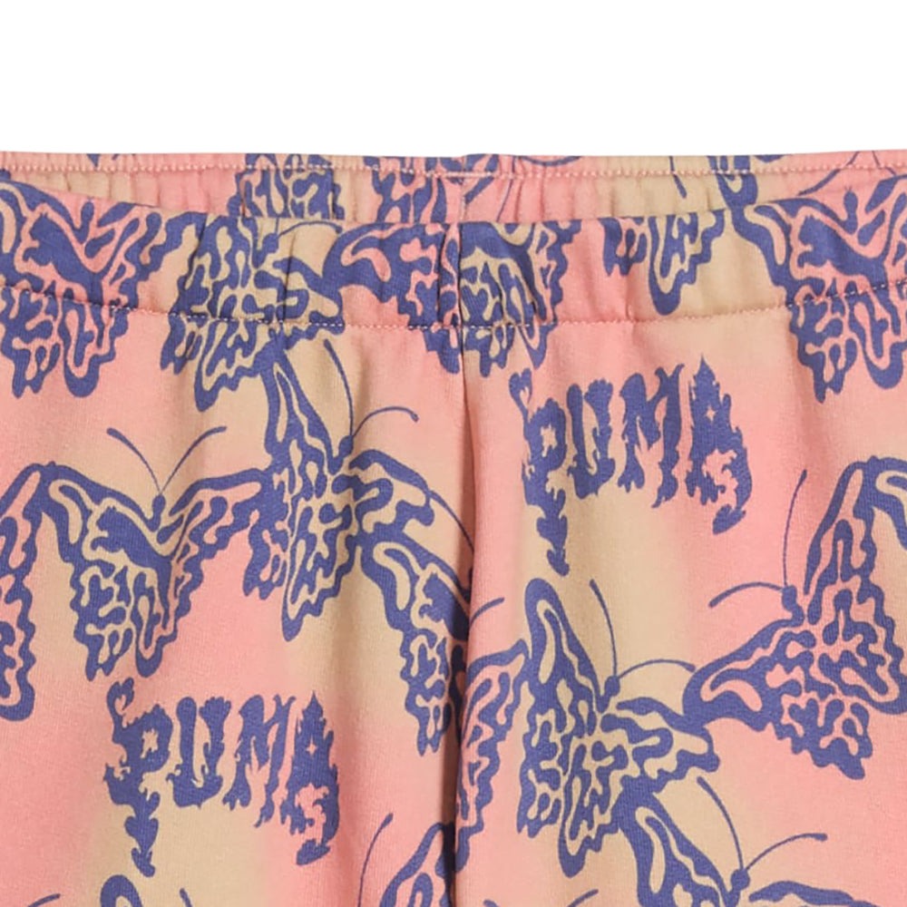 Butterfly Vibe All Over Print High Waist Shorts (Youth)