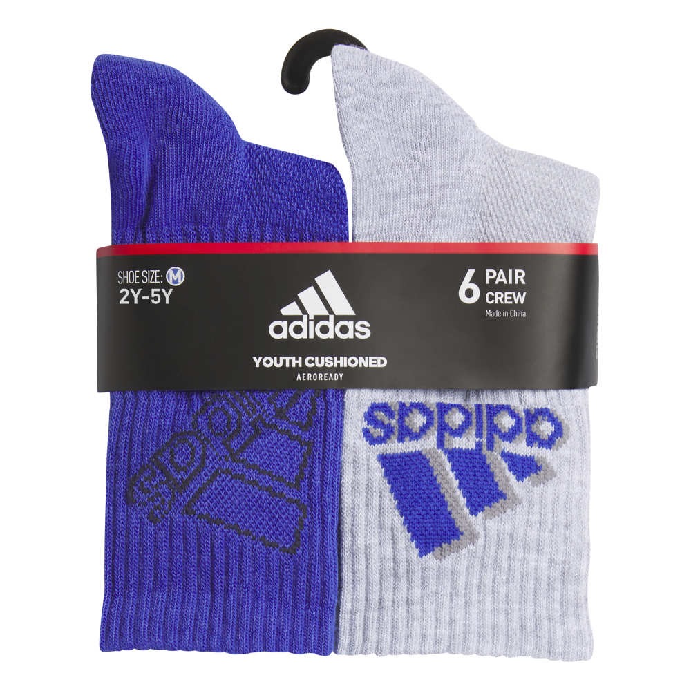 Cushioned Mixed 2.0 6-Pack Crew Socks