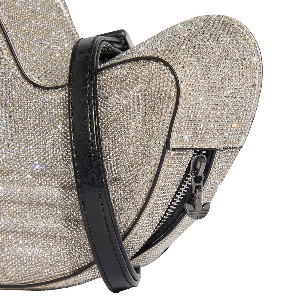 Trefoil Rhinestone Bag