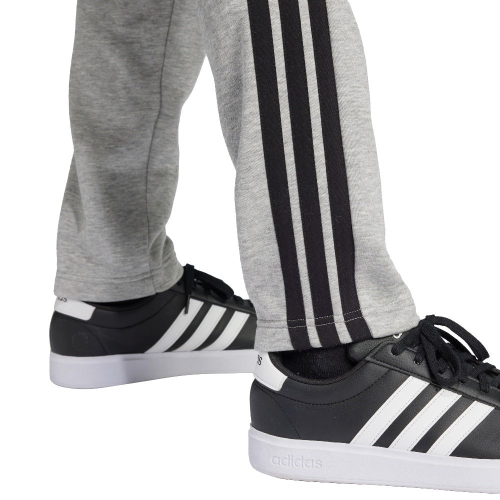 Essentials 3-Stripes Open Hem Fleece Joggers