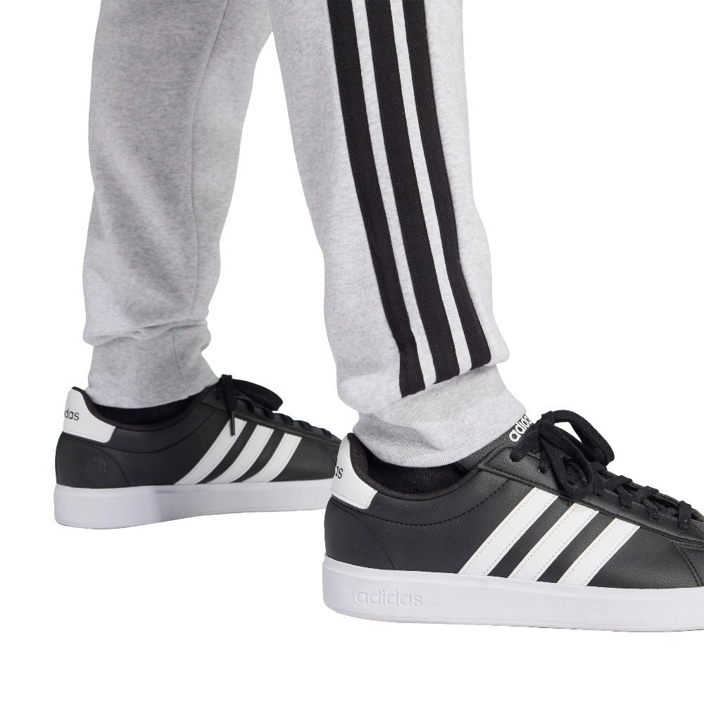 Essentials 3-Stripes Fleece Joggers