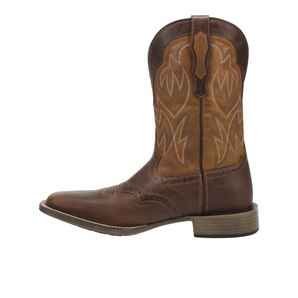 Stratford Square Toe Pull On Cowboy Boots