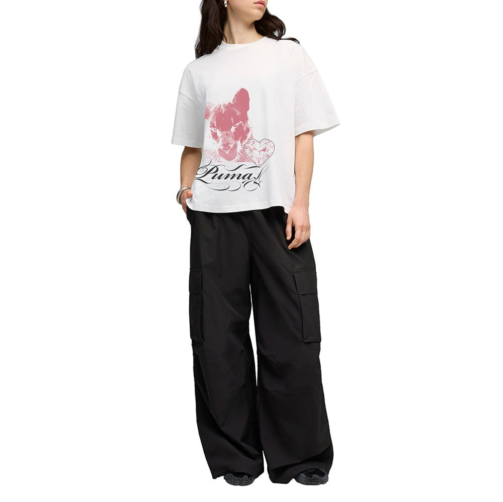 Street Glam Oversized Graphic T-Shirt