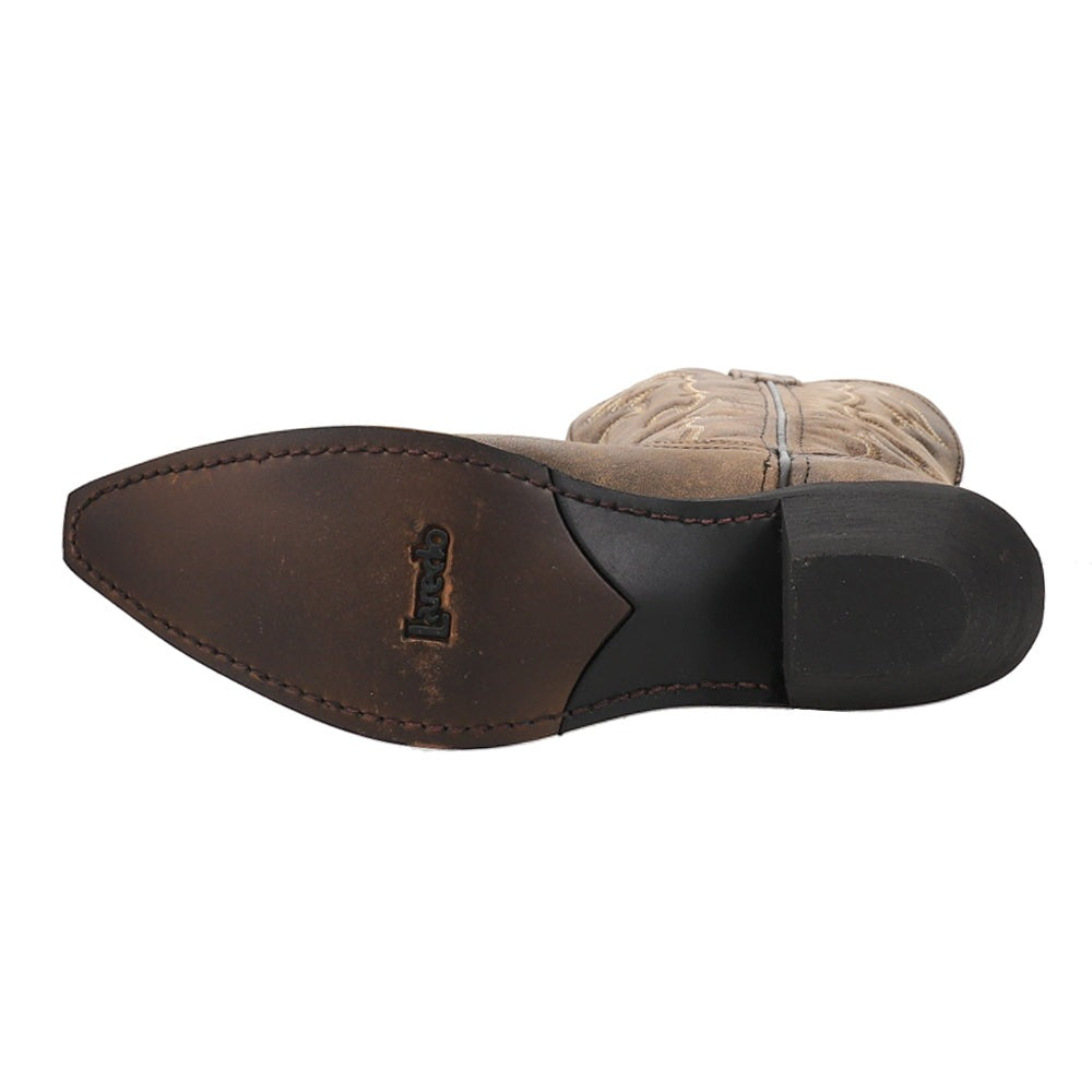 Access Embroidered Snip Toe Pull On Cowboy Boots
