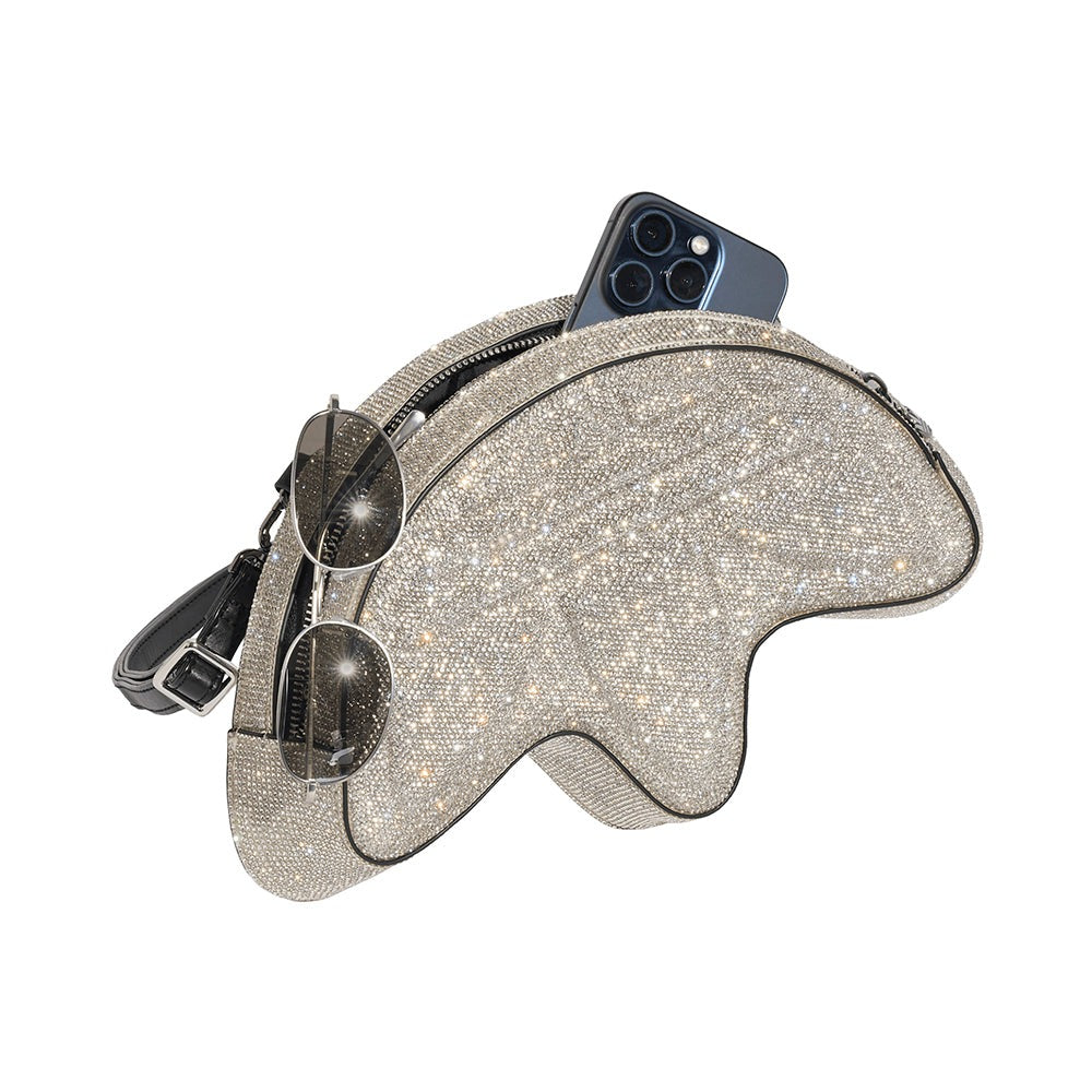 Trefoil Rhinestone Bag