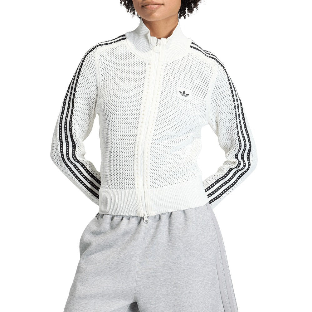 Knitted Crochet Firebird Track Top
