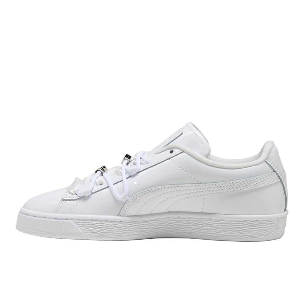 Suede Bloom Patent Sneakers