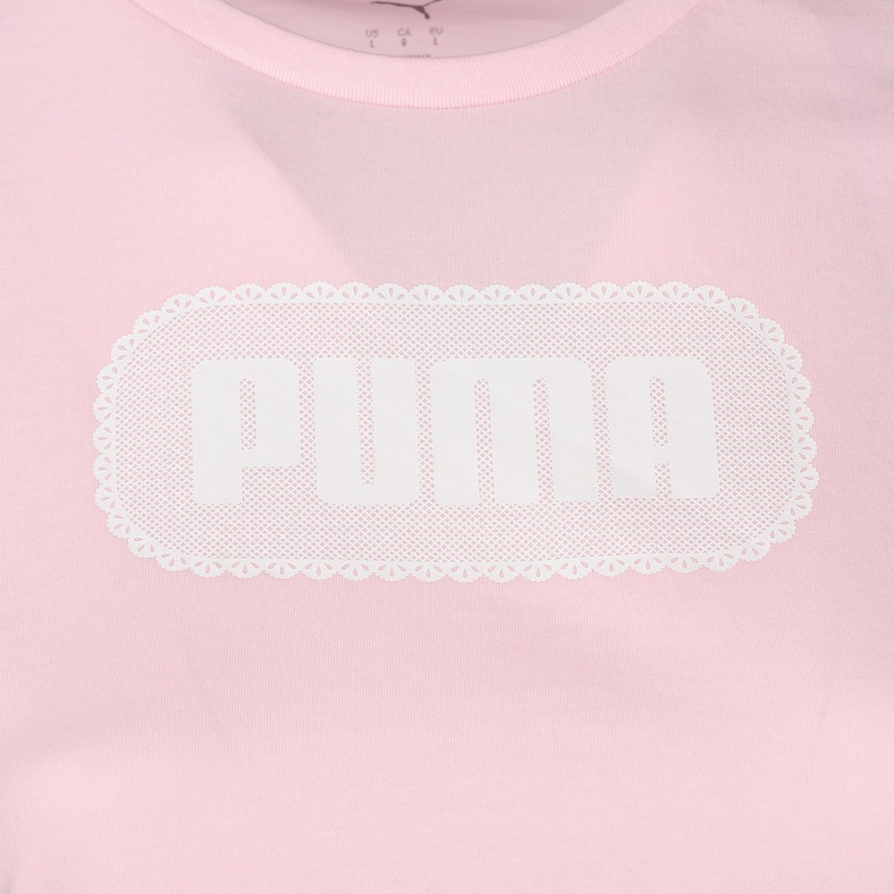 Ditsy Lace Graphic T-Shirt