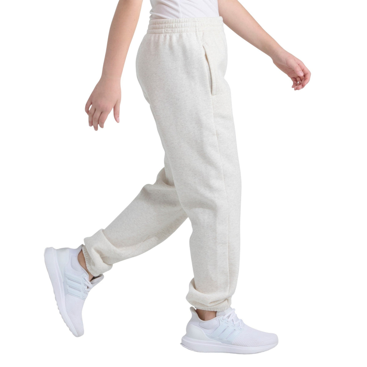Elastic Waistband Minimal Logo Loose Jogger (Youth)