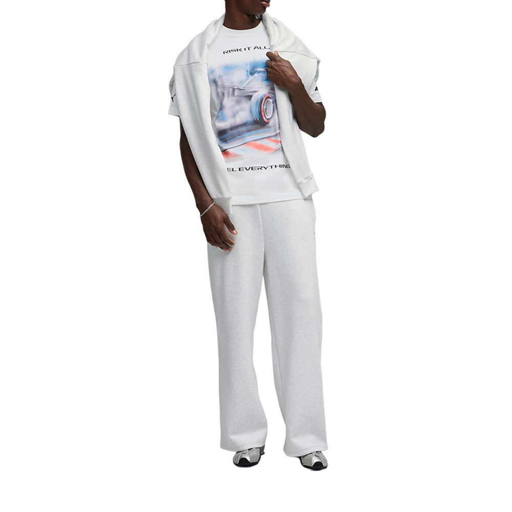F1 Tyre Relaxed Graphic Crew Neck Short Sleeve T-Shirt