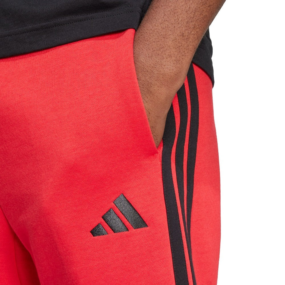 Essentials 3-Stripes Fleece Shorts