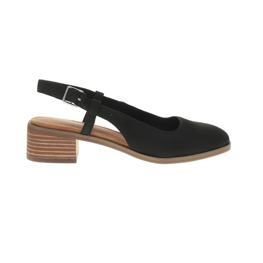 Jaclyn Square Toe Slingback Heels