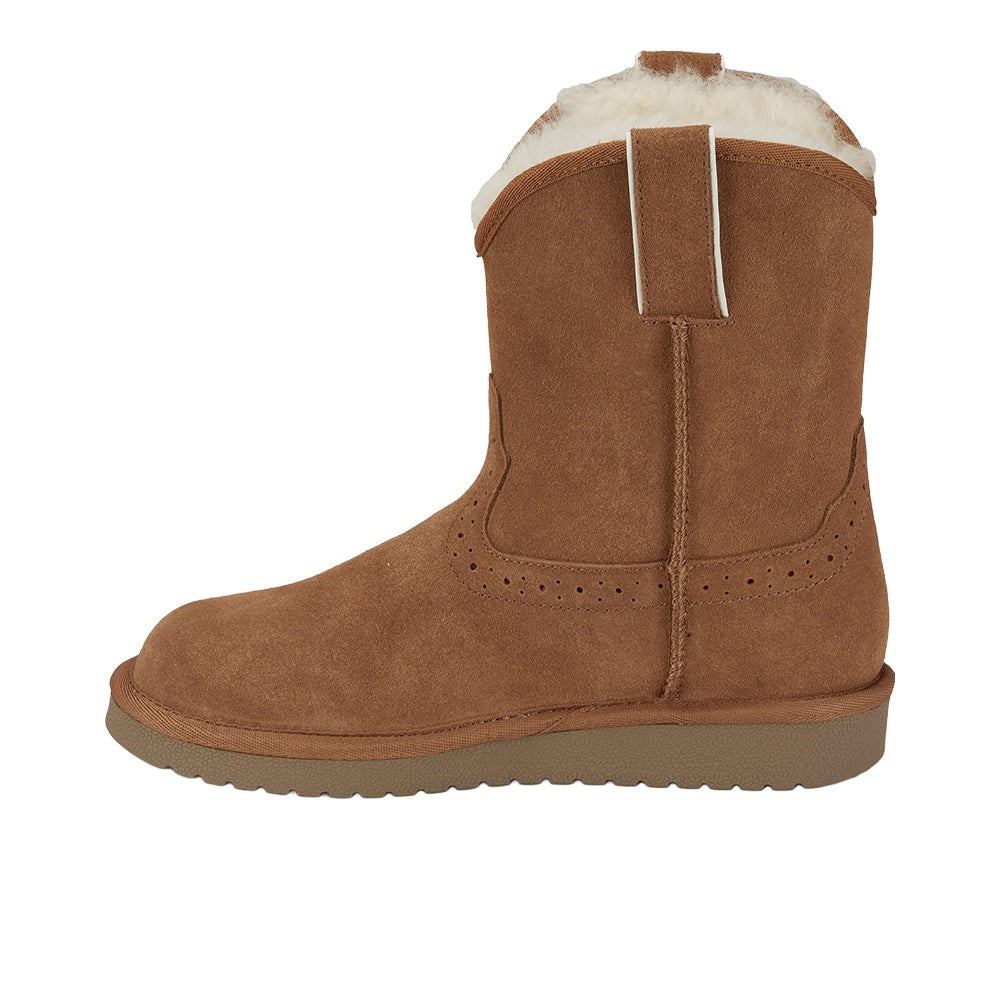 Heidi Shearling Round Toe Pull On Boots