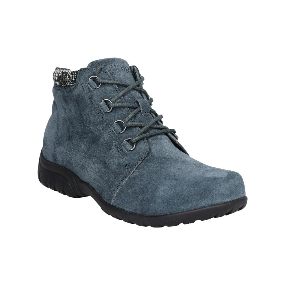 Delaney Round Toe Lace Up Zippered Booties