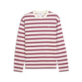 MMQ Striped Crew Neck Long Sleeve T-Shirt