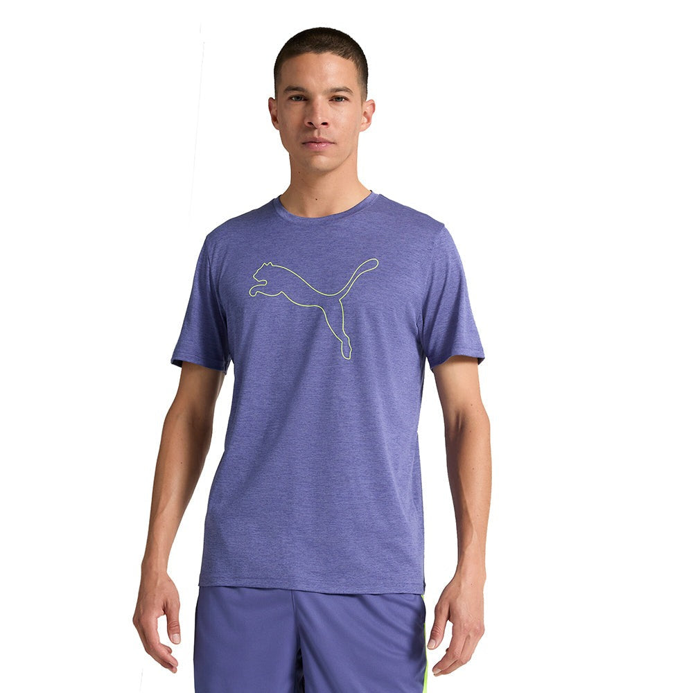 Train All Day Essentials Heather Cat Crew Neck Short Sleeve T-Shirt