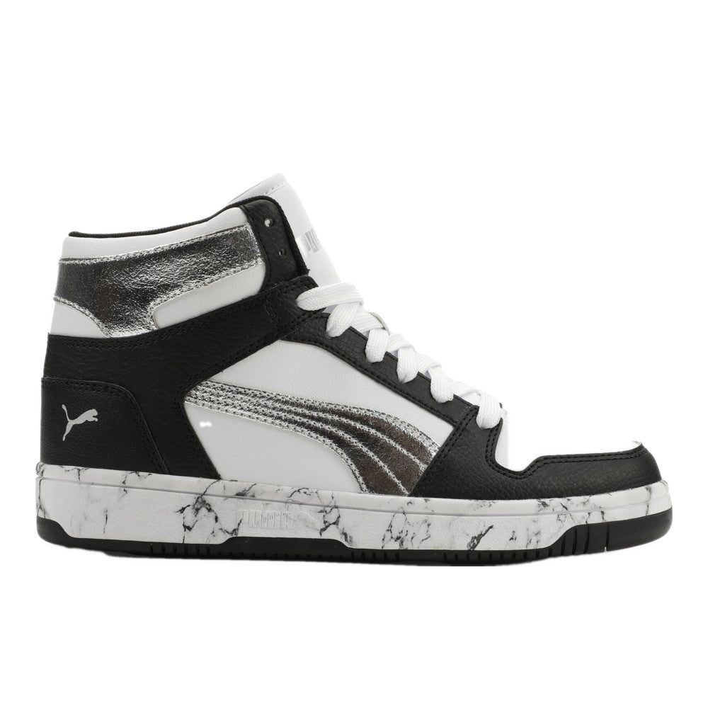 Rebound LayUp Metal Marble Lace Up Sneakers