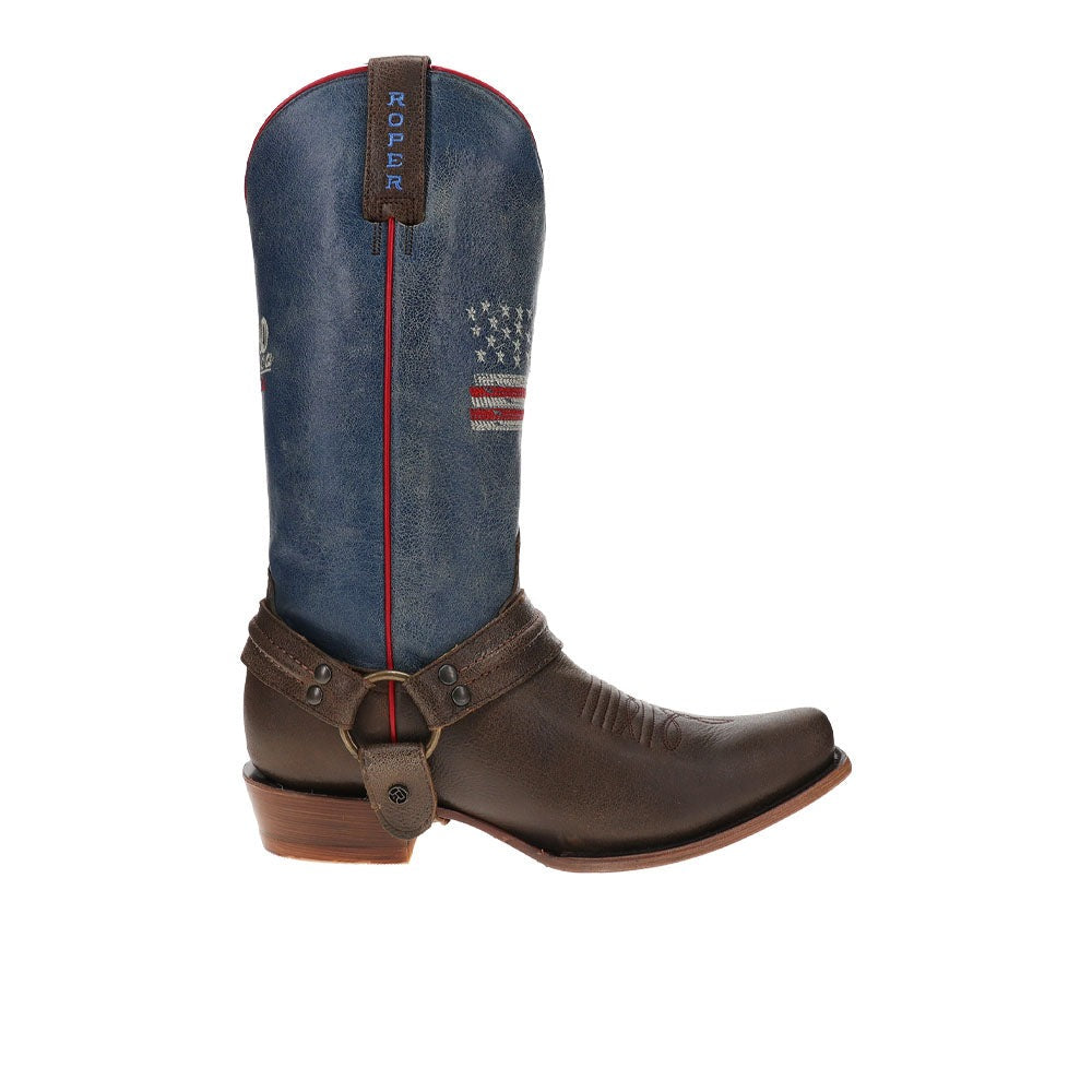 250 USA Outlaw Harness Square Toe Cowboy Boots