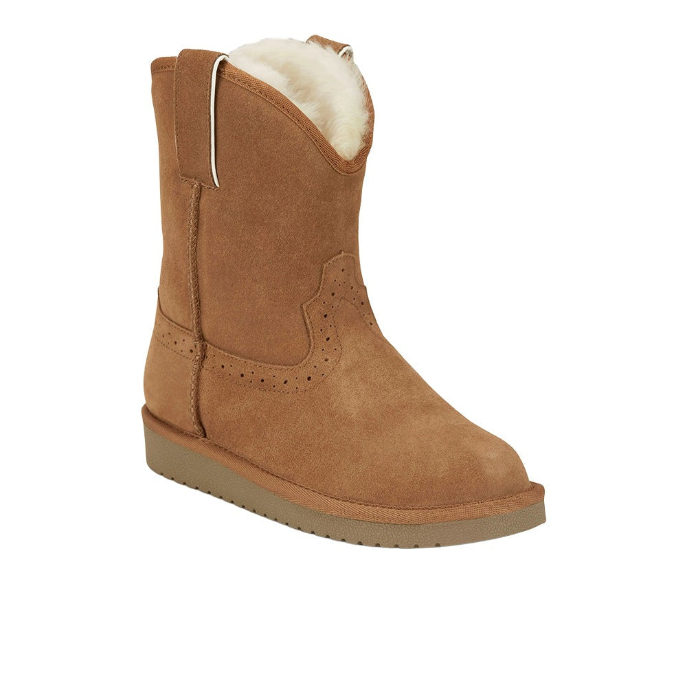 Heidi Shearling Round Toe Pull On Boots