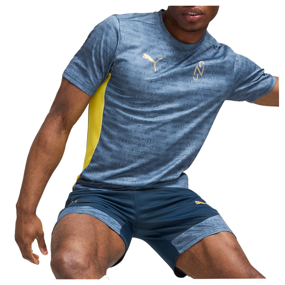 PUMA X NEYMAR Junior Brazilian Natural Abilities Crew Neck Short Sleeve Soccer Jersey