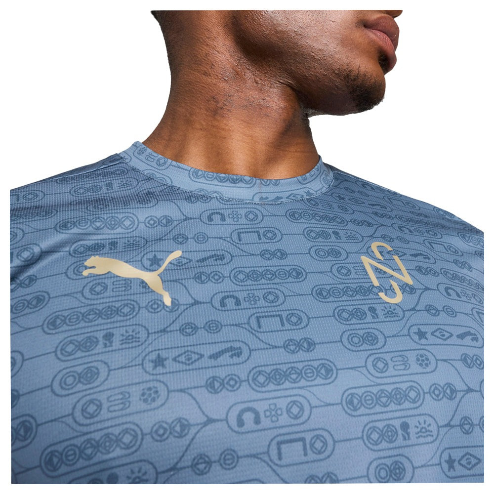 PUMA X NEYMAR Junior Brazilian Natural Abilities Crew Neck Short Sleeve Soccer Jersey