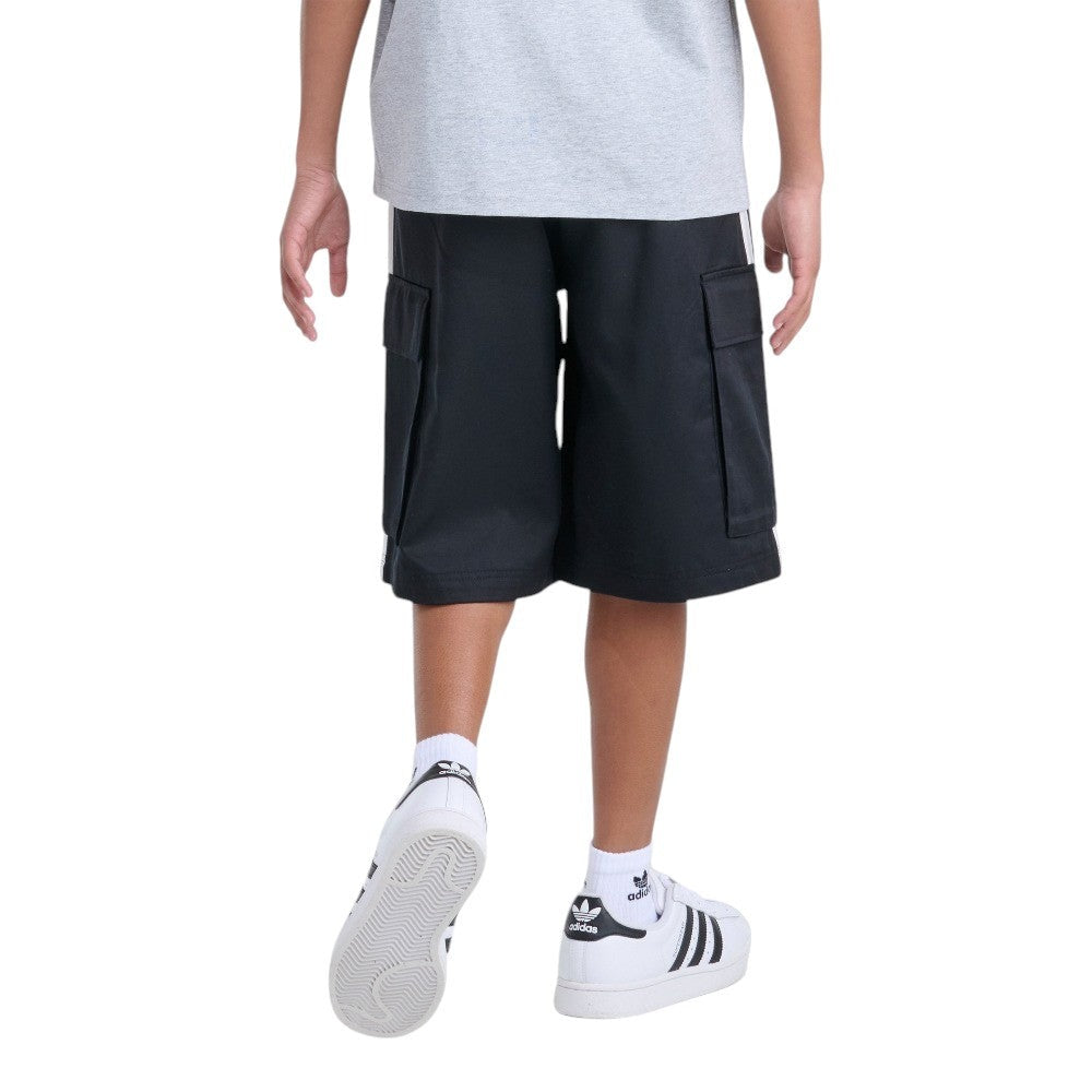 Originals Elastic Waistband 3-Stripe Cargo Jort