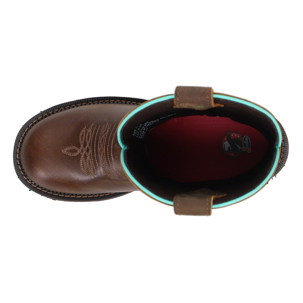 Gemma 8 Inch Round Toe Cowboy Boots
