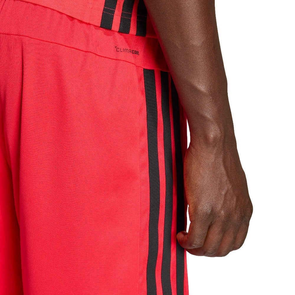 Workout Essentials Base 3-Stripes Pique Short 9-Inch
