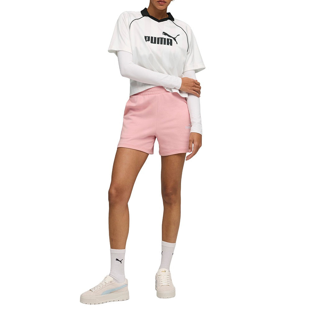 Essentials Small No. 1 Logo 5-Inch High-Waist Shorts