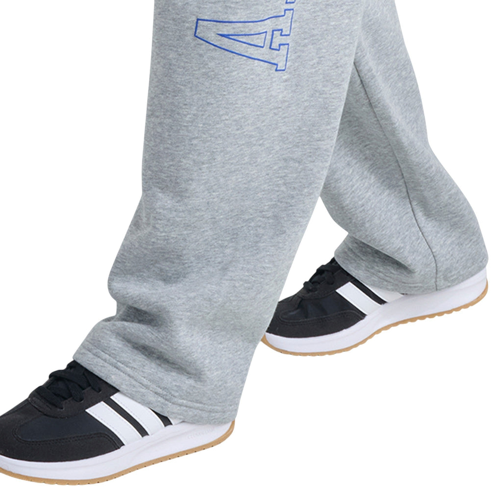 Elastic Waistband Collegiate Graphic Heather Joggers