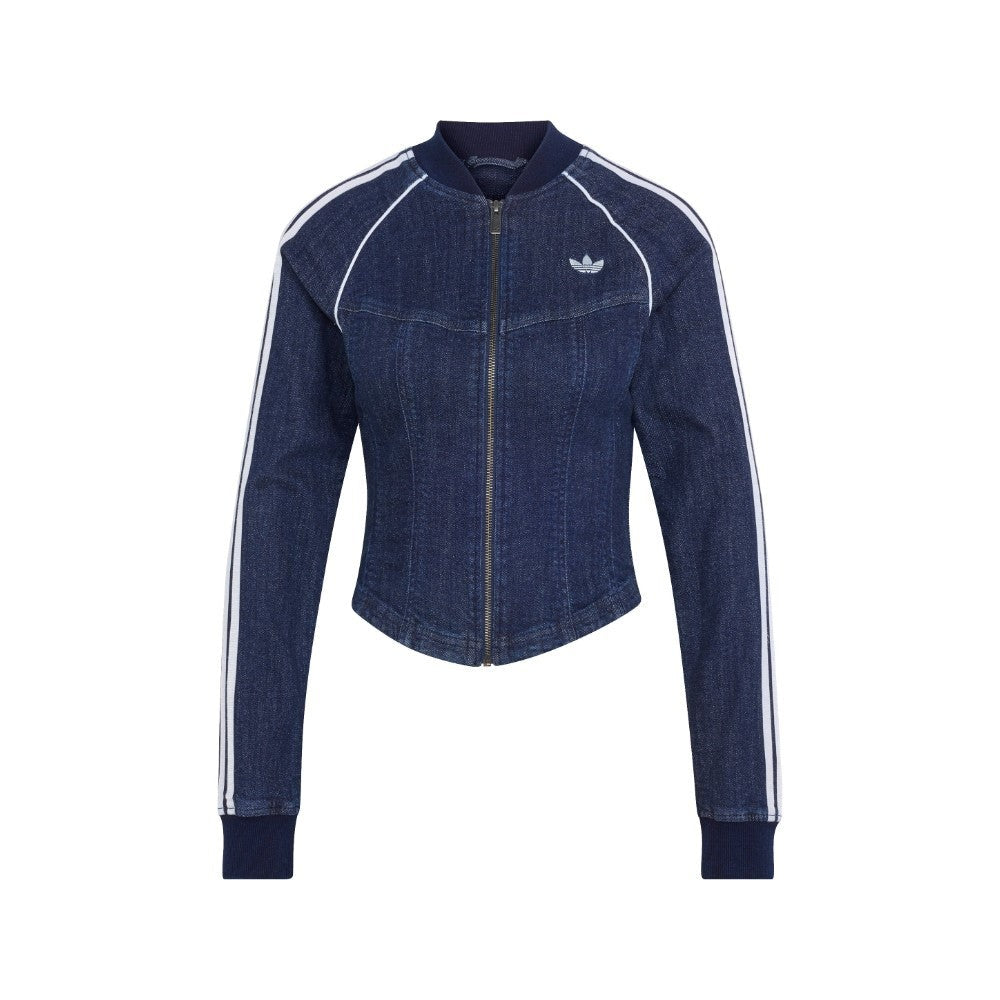 Superstar Denim Corset Track Top