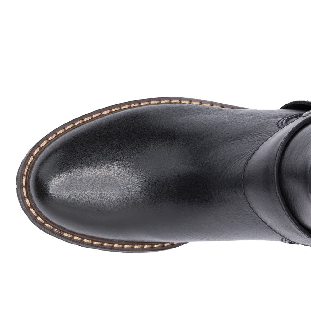Maren Harness Round Toe Zippered Boots