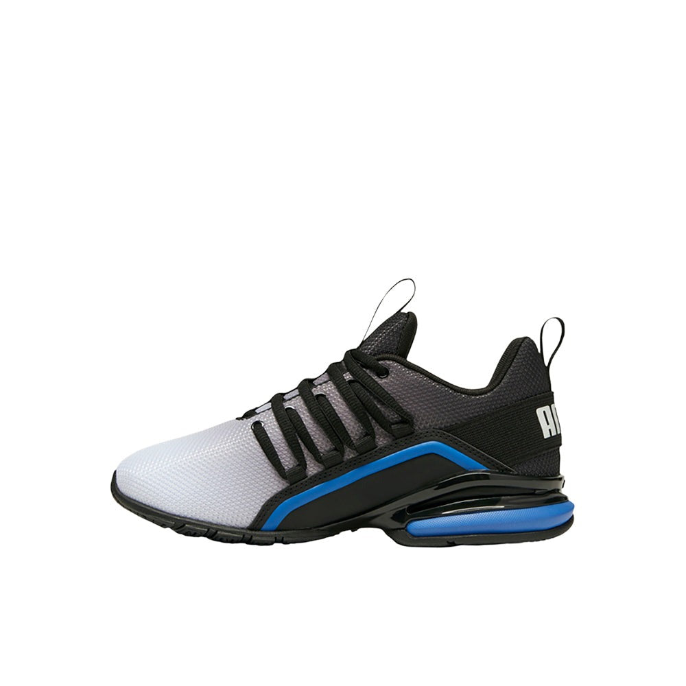 Axelion Mesh Printed Fade Lace Up Sneakers (Youth)