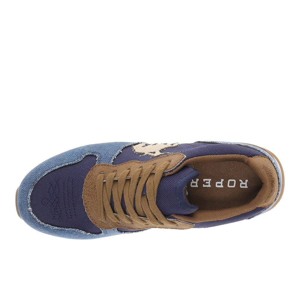 Giddyup Denim Lace Up Sneakers
