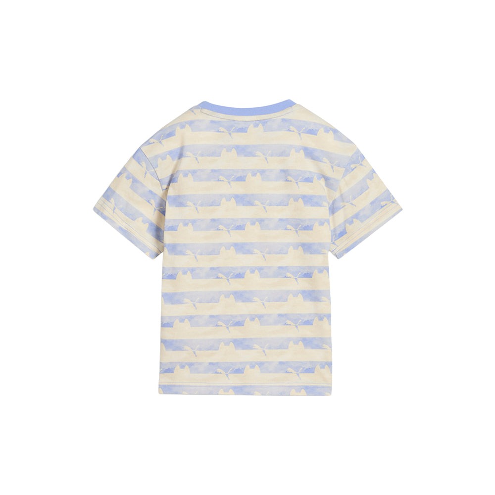 Gabby'S Dollhouse Striped Crew Neck Short Sleeve T-Shirt (Youth)