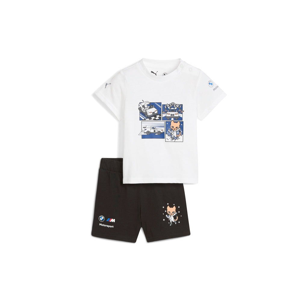 BMW M Motorsport Essentials Graphic Crew Neck Short Sleeve T-Shirt & Shorts (Infant)