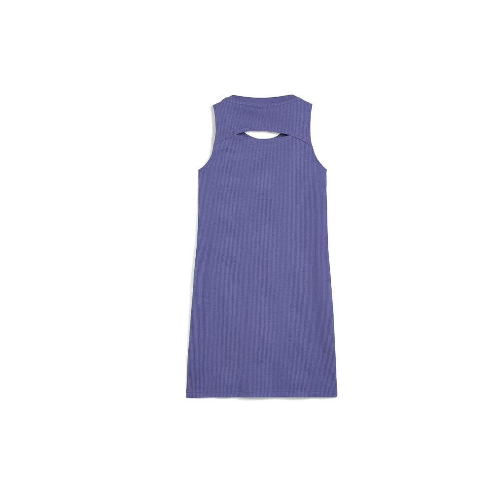Butterfly Vibe Ribbed Crew Neck Mini Tank Dress (Youth)
