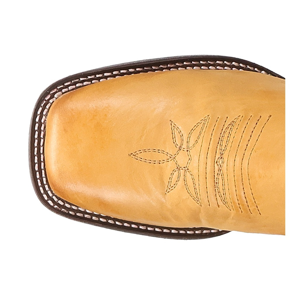 Selena Embroidered Square Toe Pull On Cowboy Boots