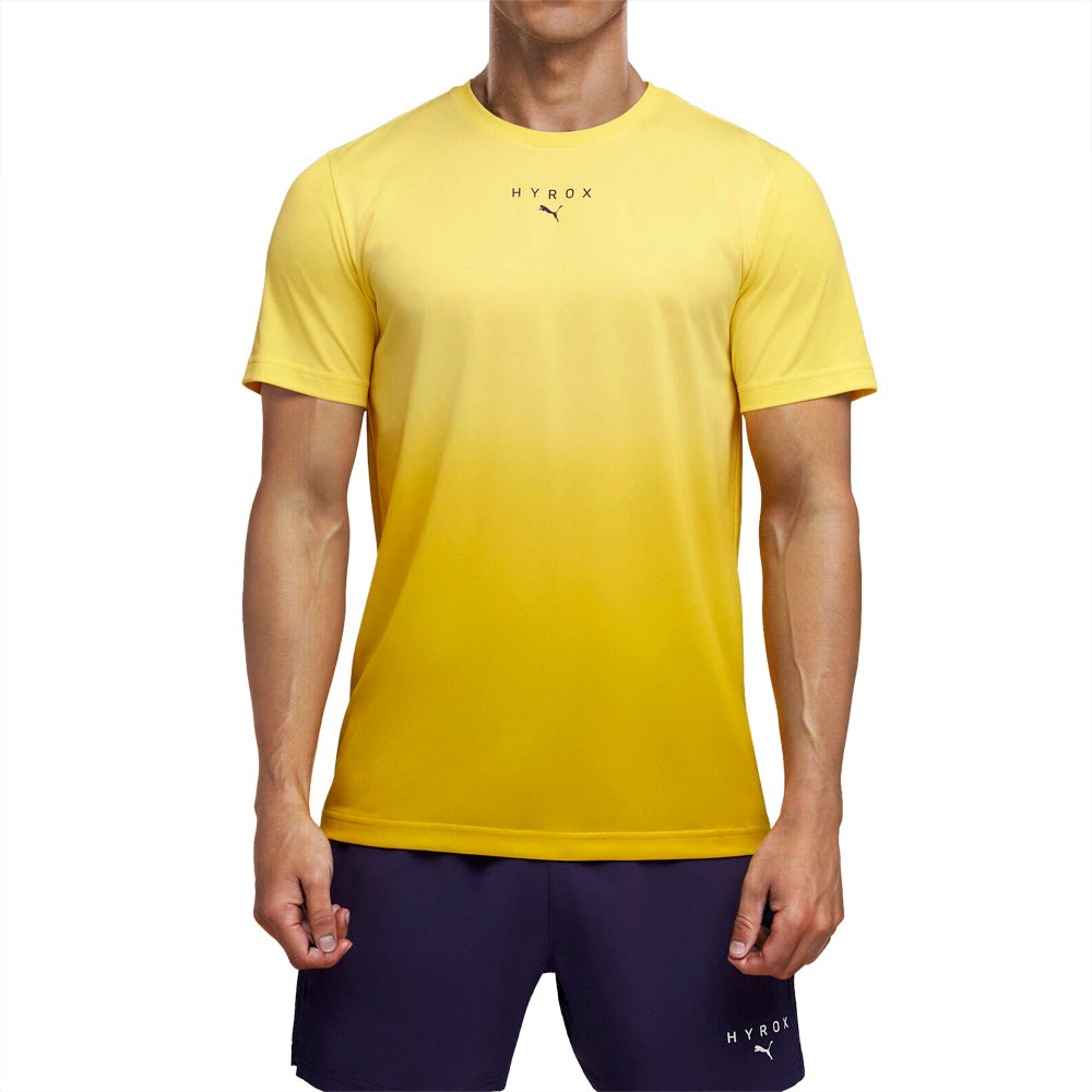 PUMA X HYROX Graphic Crew Neck Short Sleeve Athletic T-Shirt