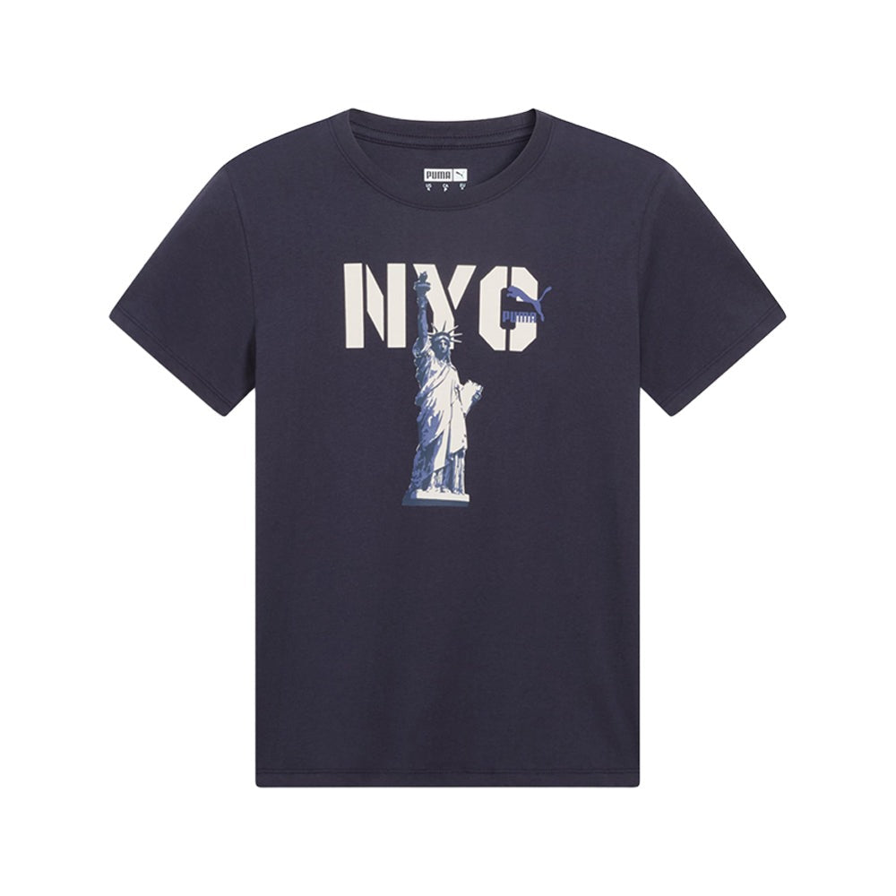 Graphics NYC Big Liberty Crew Neck Short Sleeve T-Shirt