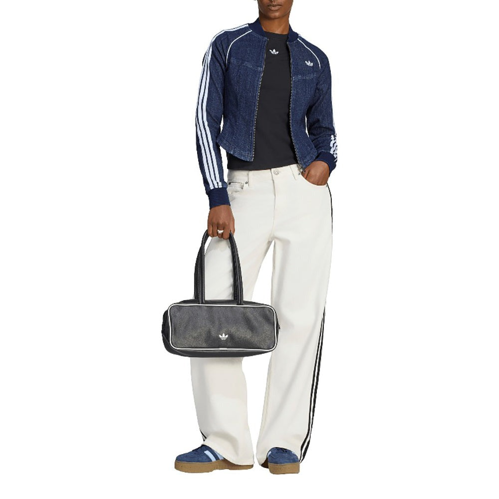 Superstar Denim Corset Track Top