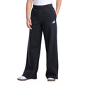 Elastic Waistband Wide Leg Fleece Pant