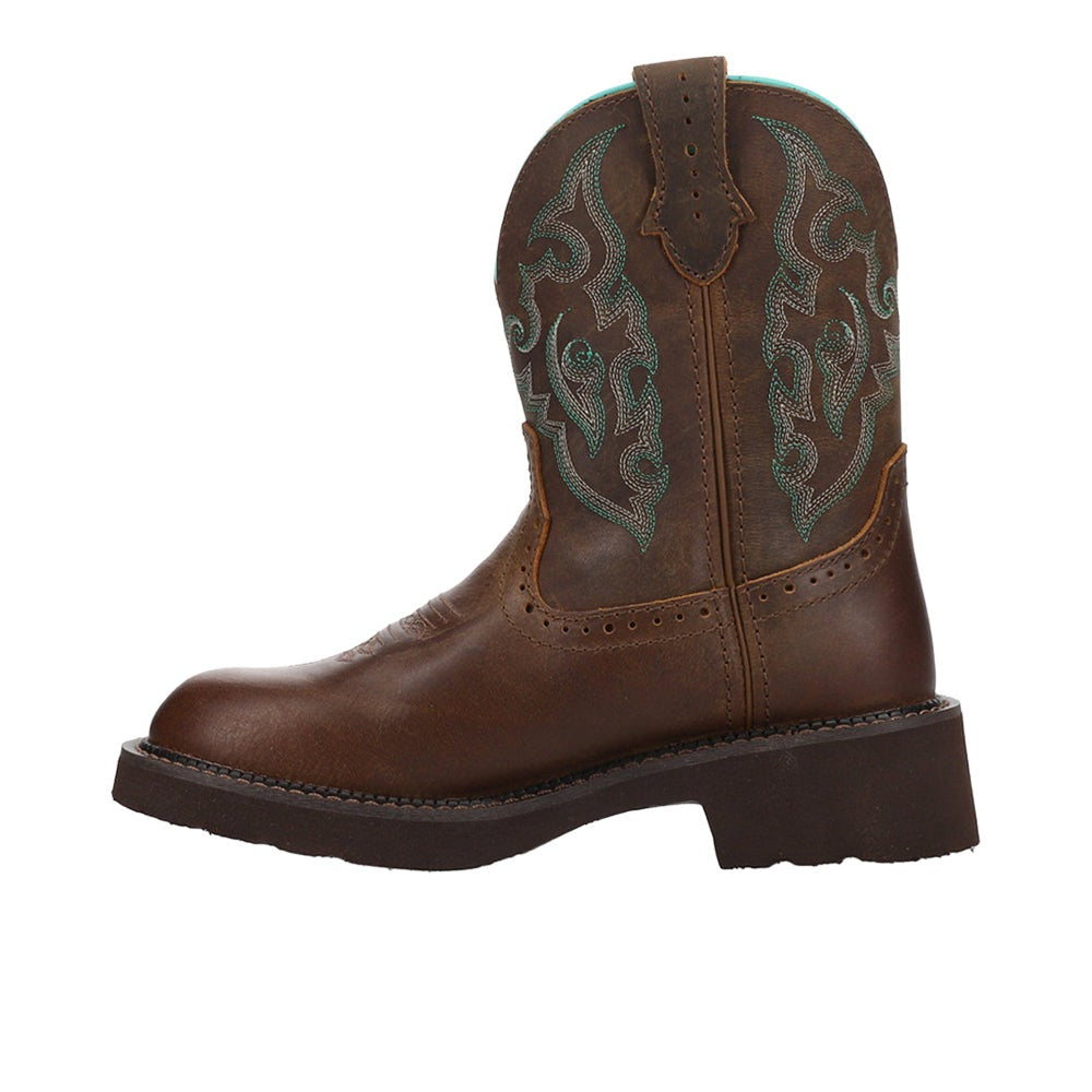 Gemma 8 Inch Round Toe Cowboy Boots