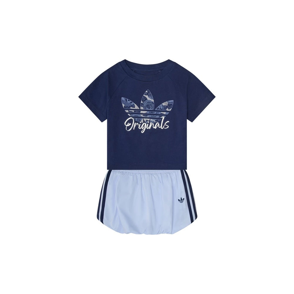Raglan Tee Bubble Skort Set