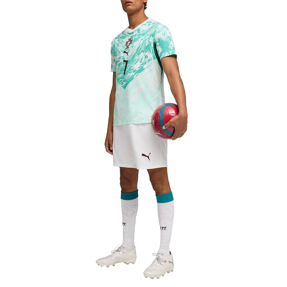 Portugal Away Authentic Crew Neck Short Sleeve Soccer Jersey
